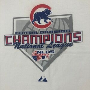 Chicago Cubs T-Shirt MLB Baseball Champions Graphic Tee Anvil Men's Size XL‎